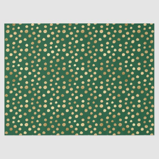 Papier Mousseline Emerald and Gold Safari Series Design 11 (Recto)