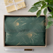 Papier Mousseline Emerald and Gold Safari Series Design 16 (Cadeau)