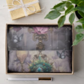 Papier Mousseline Emerald Dreams Fantasy Forest Queen Decoupage (Cadeau)