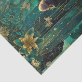 Papier Mousseline Emerald Dreams Fantasy Forest Queen Decoupage (Détail)