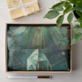 Papier Mousseline Emerald Dreams Fantasy Forest Queen Decoupage (Cadeau)