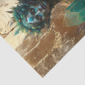 Papier Mousseline Emerald Dreams Fantasy Forest Queen Decoupage (Détail)