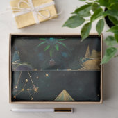 Papier Mousseline Emerald Dreams Fantasy Forest Queen Decoupage (Cadeau)