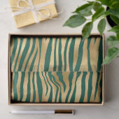 Papier Mousseline Emerald et Gold Safari Series Design 4 (Cadeau)