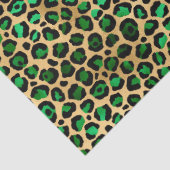 Papier Mousseline Emerald et Gold Safari Series Design 8 (Détail)