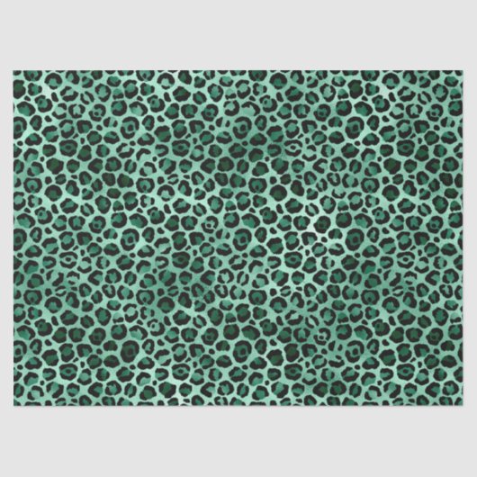 Papier Mousseline Emerald et Gold Safari Series Design 9 (Recto)