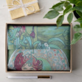 Papier Mousseline Emeraude (Quatre bijoux), Alphonse Mucha (Cadeau)
