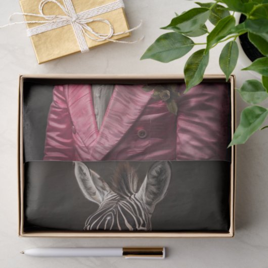 Papier Mousseline Emerson the Zebra (Cadeau)