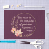 Papier Mousseline Emma De Jane Austen Citation I - Style Cute (Artisanat)