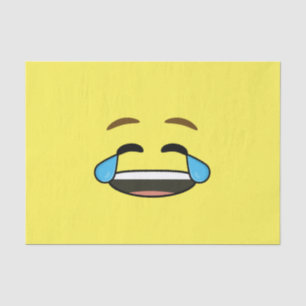 Papier Mousseline Emoji riant