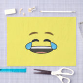 Papier Mousseline Emoji riant (Artisanat)