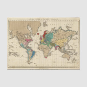 Papier Mousseline Empire de l'ANNONCE 1811 de Napoleon Bonaparte