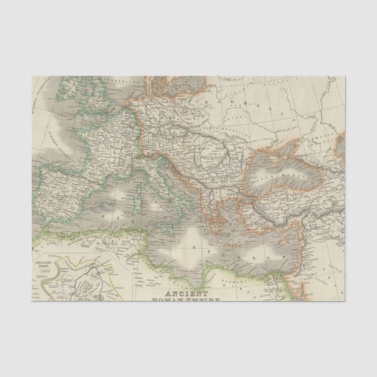 Papier Mousseline Empire romain antique (Recto)