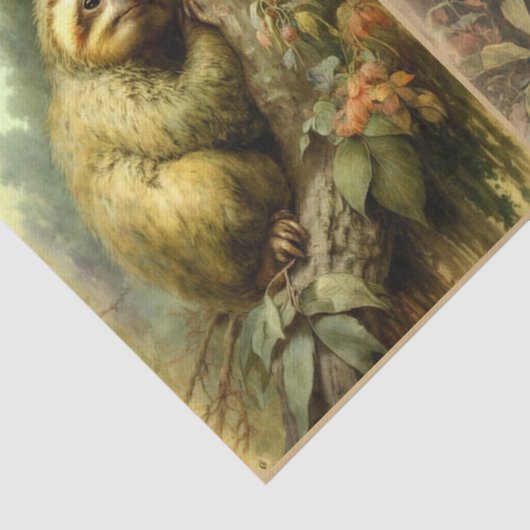 Papier Mousseline Emplacements dans un arbre (Détail)