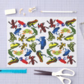 Papier Mousseline Empoisonnez les grenouilles de dard, grenouille (Artisanat)