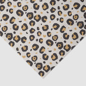 Papier Mousseline Empreinte de léopard avec arrière - plan de tache  (Détail)