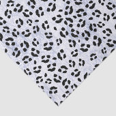Papier Mousseline Empreinte de léopard blanc (Détail)