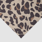 Papier Mousseline Empreinte de léopard Brown (Détail)
