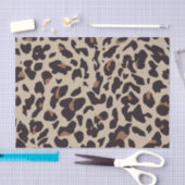 Papier Mousseline Empreinte de léopard Brown (Artisanat)