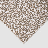 Papier Mousseline Empreinte de léopard Brown au chocolat (Détail)