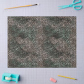 Papier Mousseline Empreinte de léopard Brown vert turquoise (Artisanat)