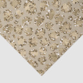 Papier Mousseline Empreinte de léopard de Parties scintillant d'or a (Détail)