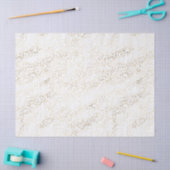 Papier Mousseline Empreinte de léopard d'or blanc (Artisanat)
