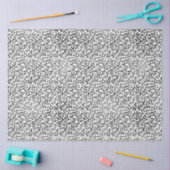 Papier Mousseline Empreinte de léopard noir blanc (Artisanat)