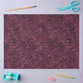 Papier Mousseline Empreinte de léopard noir rose glam (Artisanat)