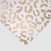 Papier Mousseline Empreinte de léopard Ombre d'or violet (Détail)