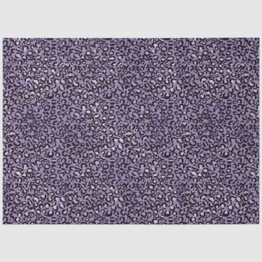 Papier Mousseline Empreinte de léopard pourpre (Recto)