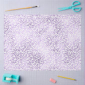 Papier Mousseline Empreinte de léopard pourpre (Artisanat)