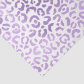 Papier Mousseline Empreinte de léopard pourpre (Détail)