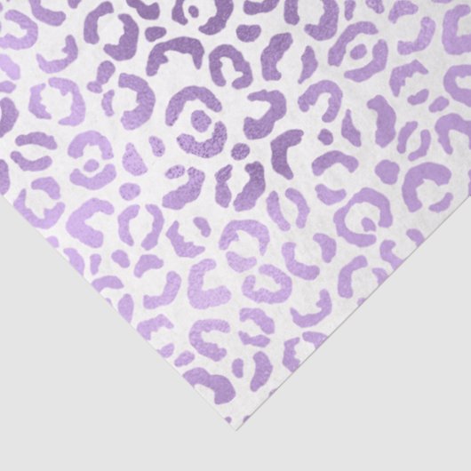 Papier Mousseline Empreinte de léopard pourpre (Détail)