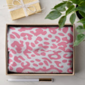 Papier Mousseline Empreinte de léopard rose (Cadeau)