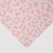 Papier Mousseline Empreinte de léopard rose pâle (Détail)