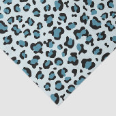 Papier Mousseline Empreinte de léopard, Spots de léopard, Leopard bl (Détail)