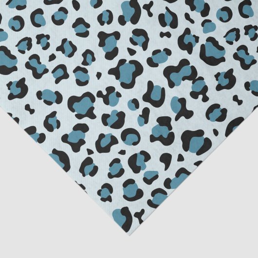 Papier Mousseline Empreinte de léopard, Spots de léopard, Leopard bl (Détail)