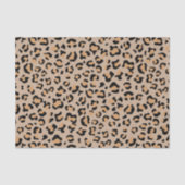 Papier Mousseline Empreinte de léopard, Spots de léopard, Leopard Br (Recto)