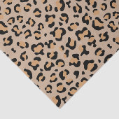 Papier Mousseline Empreinte de léopard, Spots de léopard, Leopard Br (Détail)