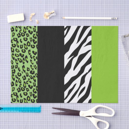Papier Mousseline Empreinte de léopard, Zebra Print, Poster de anima (Artisanat)