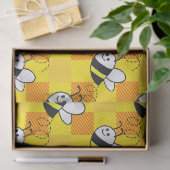 Papier Mousseline Empreinte de patte d'aquarelle bleu (Cadeau)