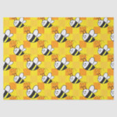 Papier Mousseline Empreinte de patte d'aquarelle bleu (Recto)