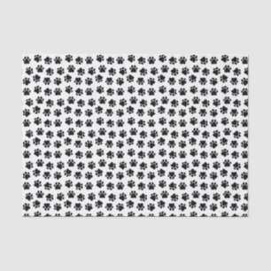 Papier Mousseline Empreinte de patte de chien