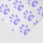 Papier Mousseline Empreinte de patte de chien de verre (Détail)