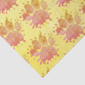 Papier Mousseline Empreinte de patte Distressed Paint Splatter Dog (Détail)