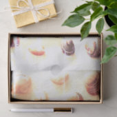 Papier Mousseline Empreinte photo en coquillage de plage artisanat d (Cadeau)