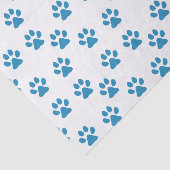 Papier Mousseline Empreintes bleues (Détail)