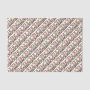 PAPIER MOUSSELINE EMPREINTES DE PATTES BAIGNOIRE À OISEAUX