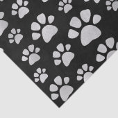 Papier Mousseline Empreintes de pattes de chat (Détail)